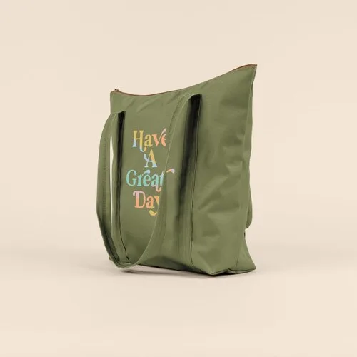 Olive Green Logo Side