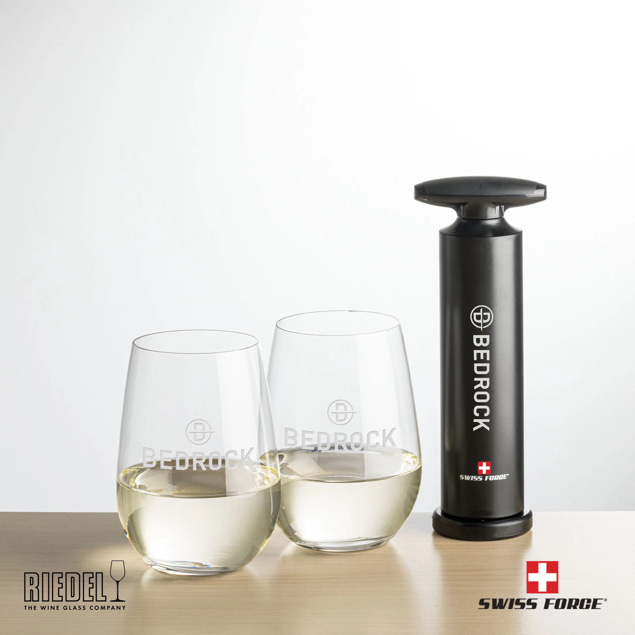 Wine Opener Stemless Set, Opener & RIEDEL Stemless, Opener & 2 Stemless