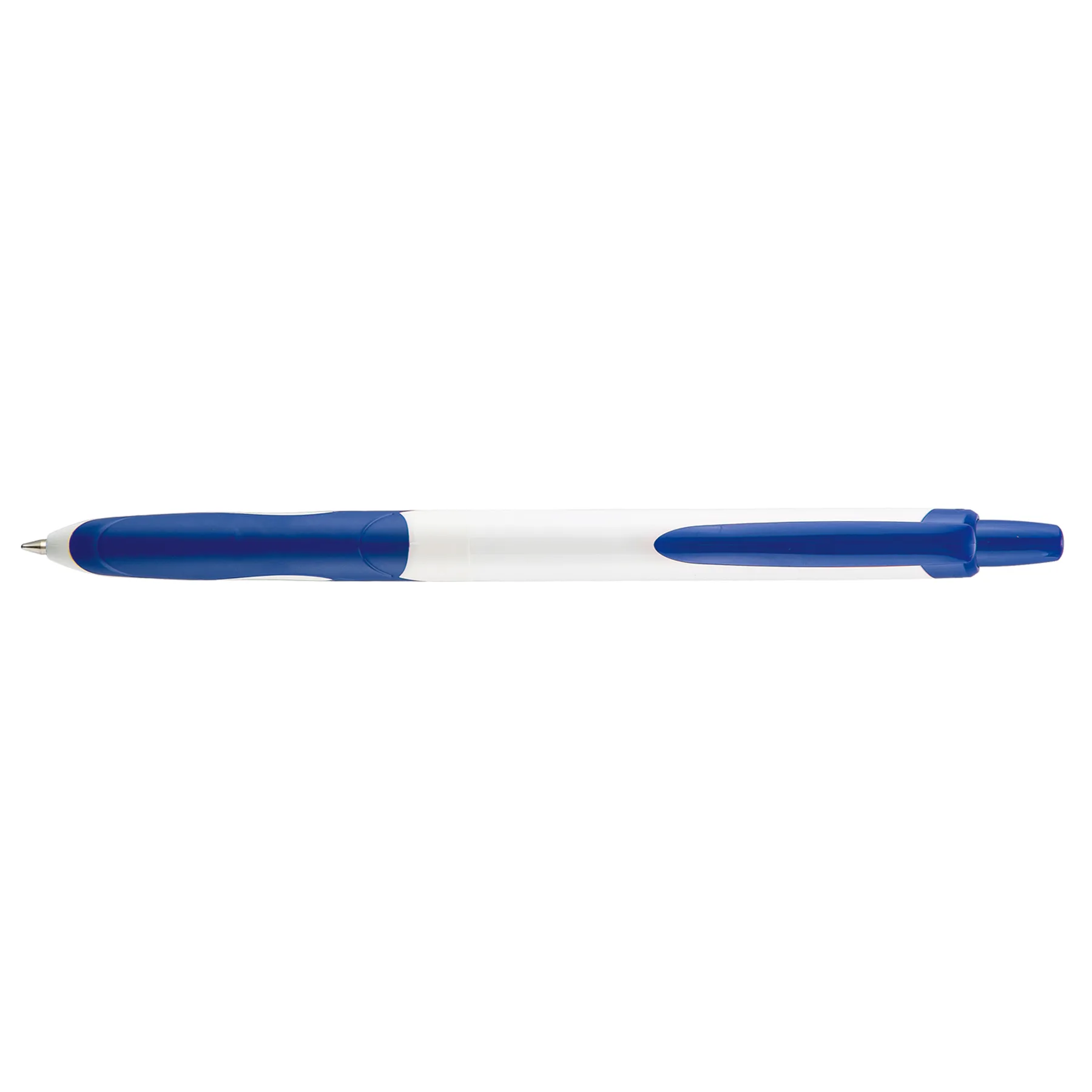White/Blue Blank Front View