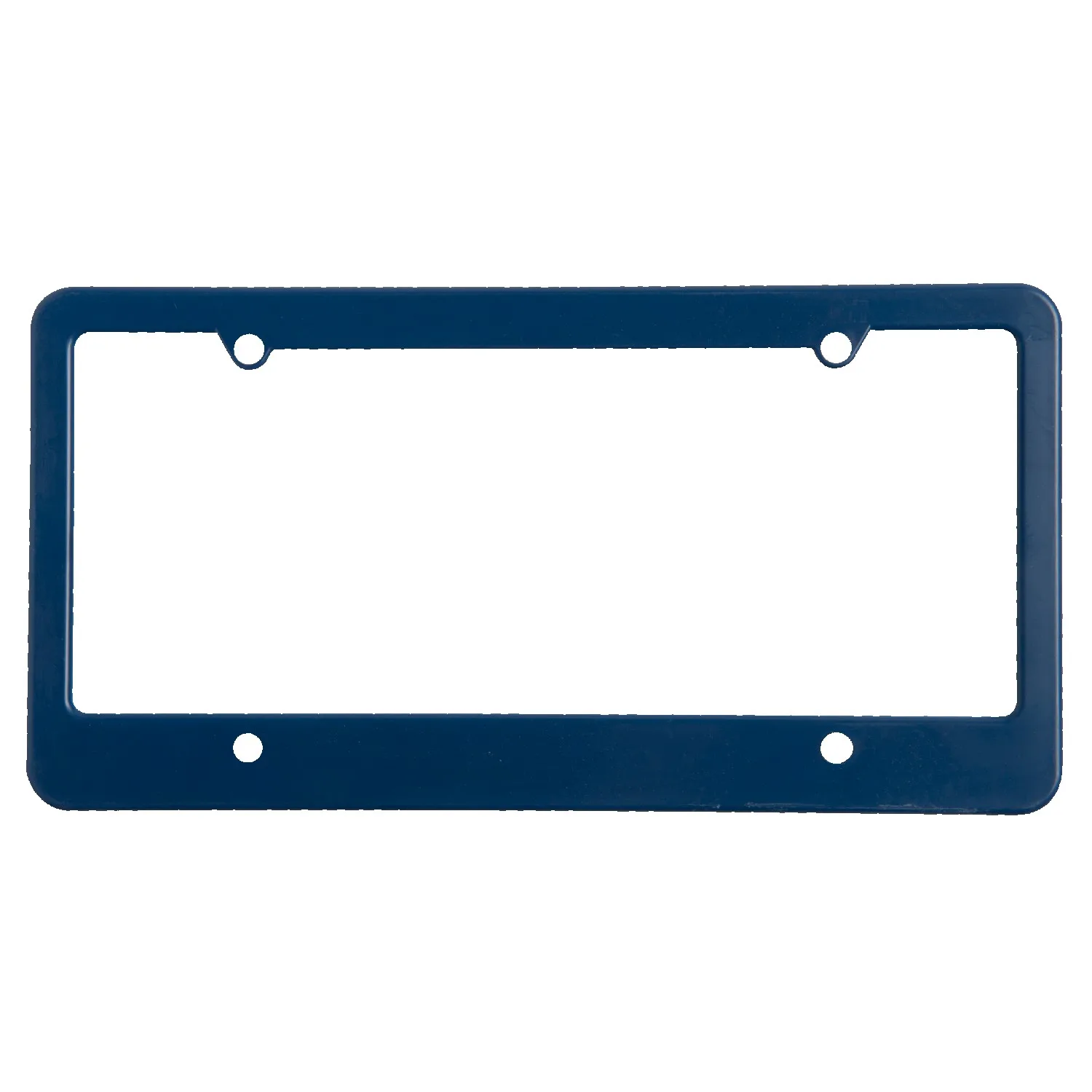 License Plate Frame w/ 4 Holes & Straight Bottom view 2