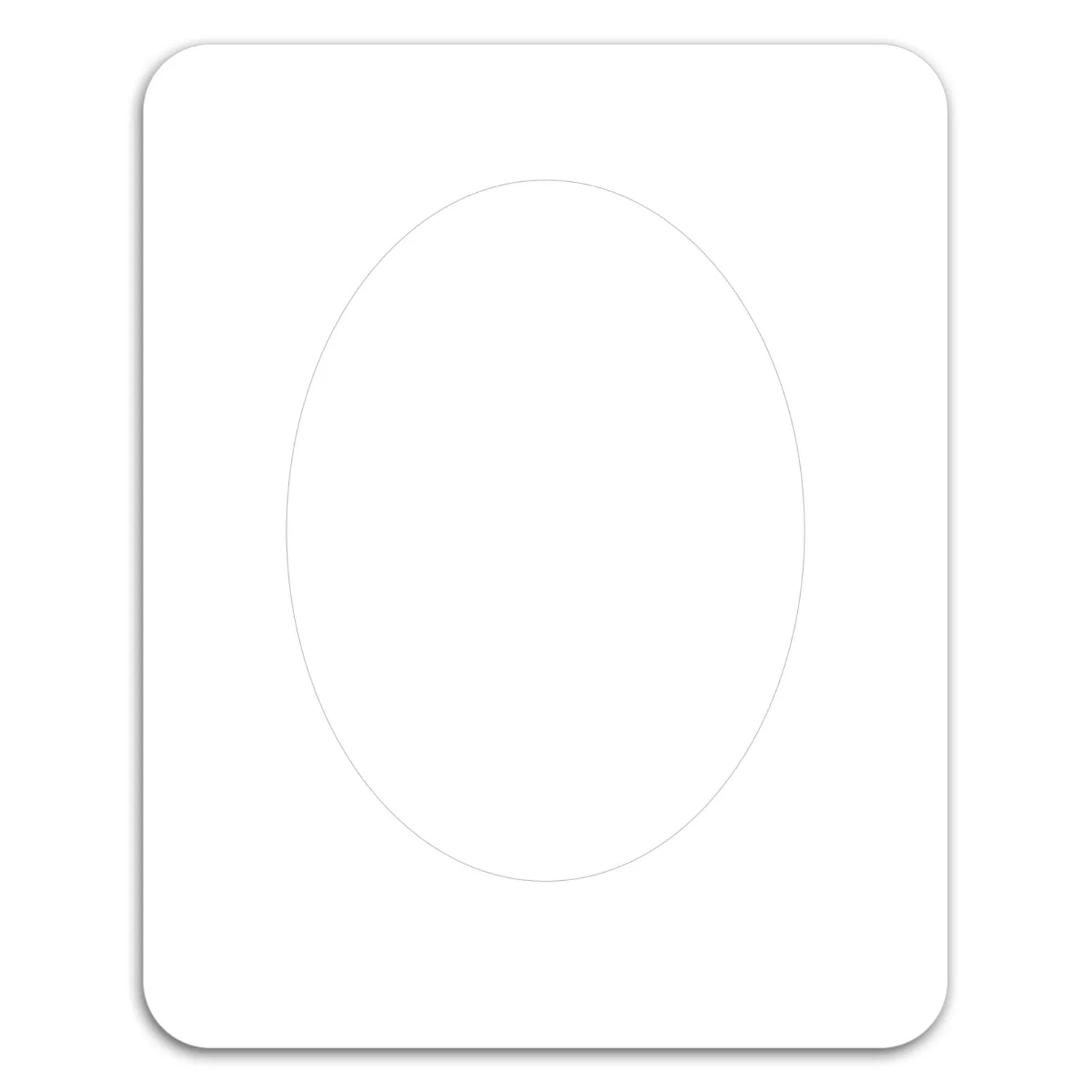 Oval Punch Out Picture Frame Magnet view 2