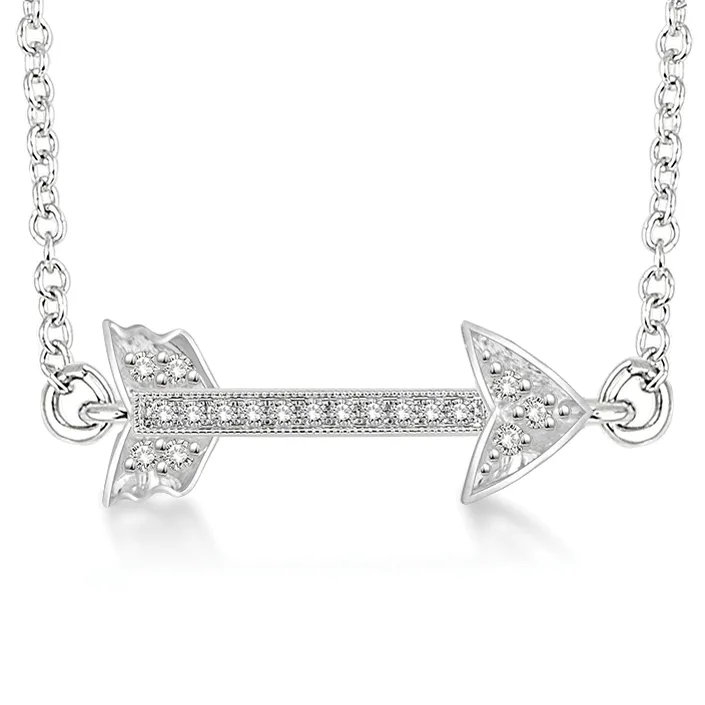 Jilco Inc Diamond Arrow Necklace