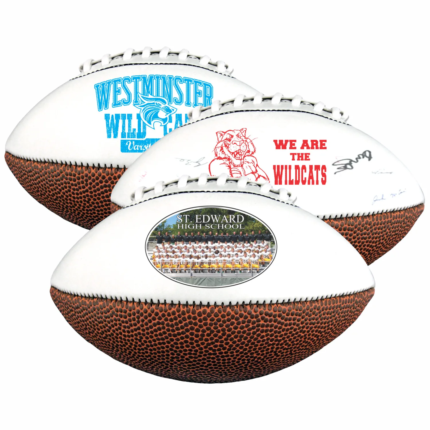 10" Mid-Size Synthetic Leather Signature Football