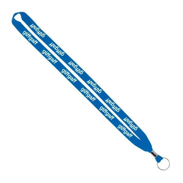 IMPORT Rush 5/8" Polyester Lanyard with Silver Crimp & Split-Ring view 2