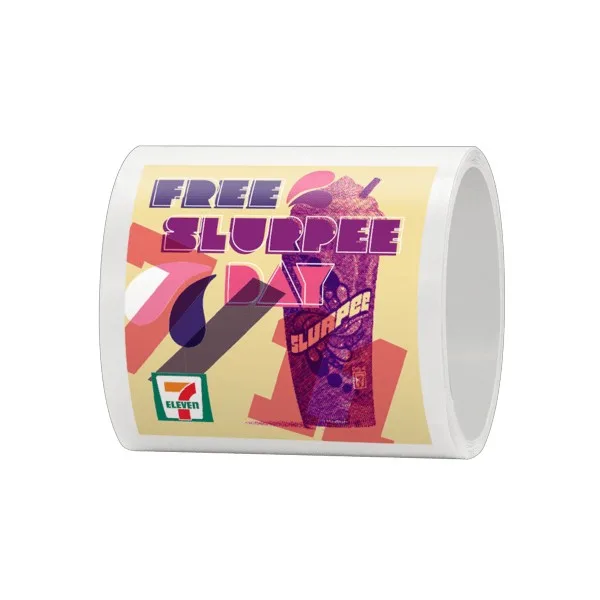 4" x 4" Square Roll Labels