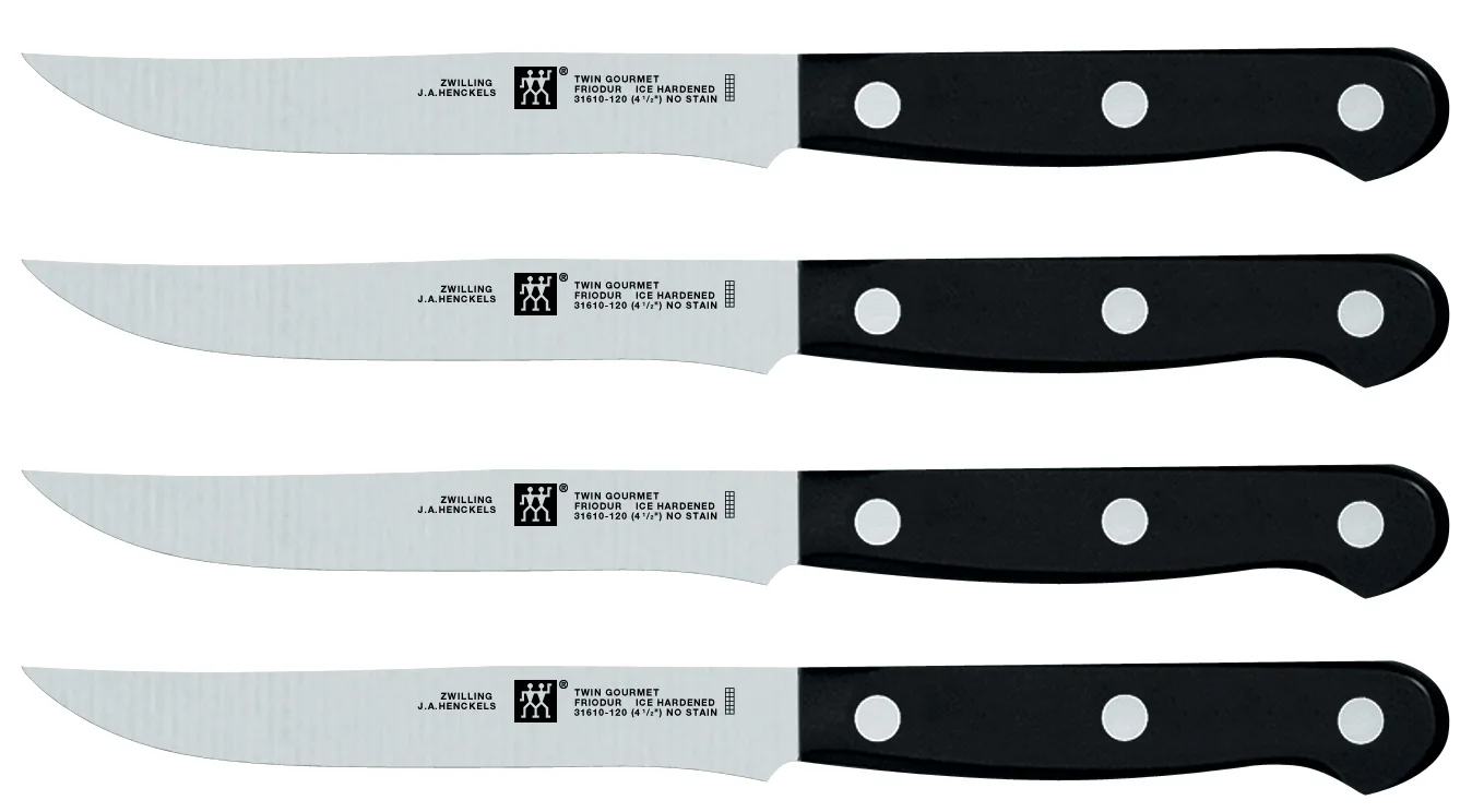 JA Henckels Twin Gourmet Classic 4-Piece Steak Knife Set