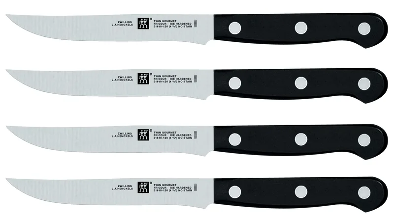 JA Henckels Twin Gourmet Classic 4-Piece Steak Knife Set