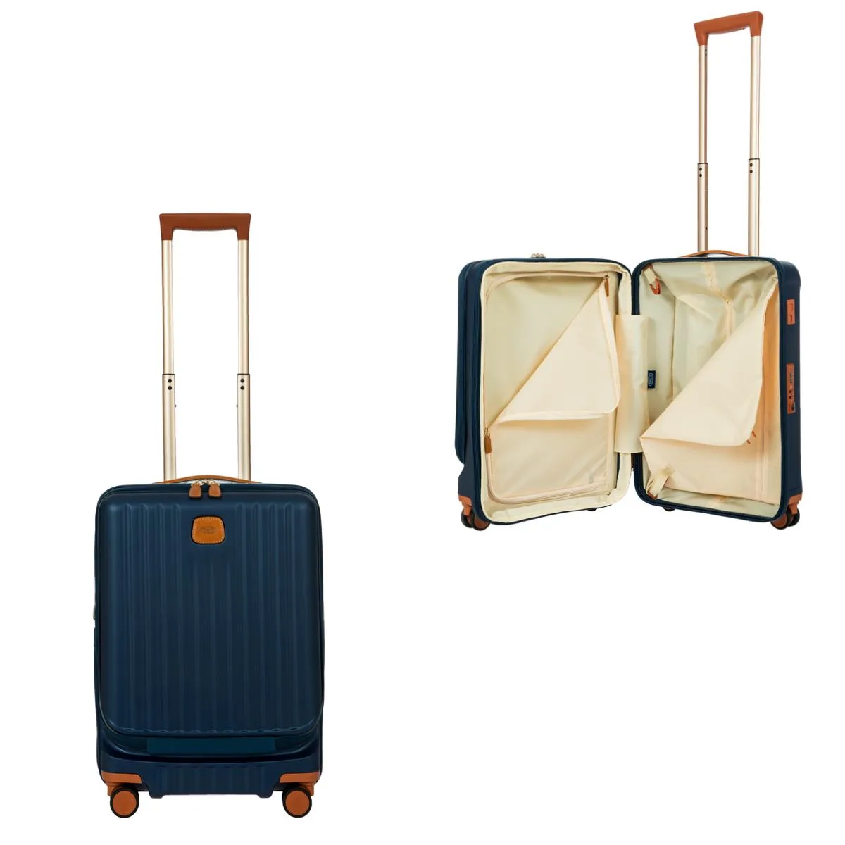 Bric's Capri 2.0 21" Spinner w/Pocket Luggage - Matte Blue