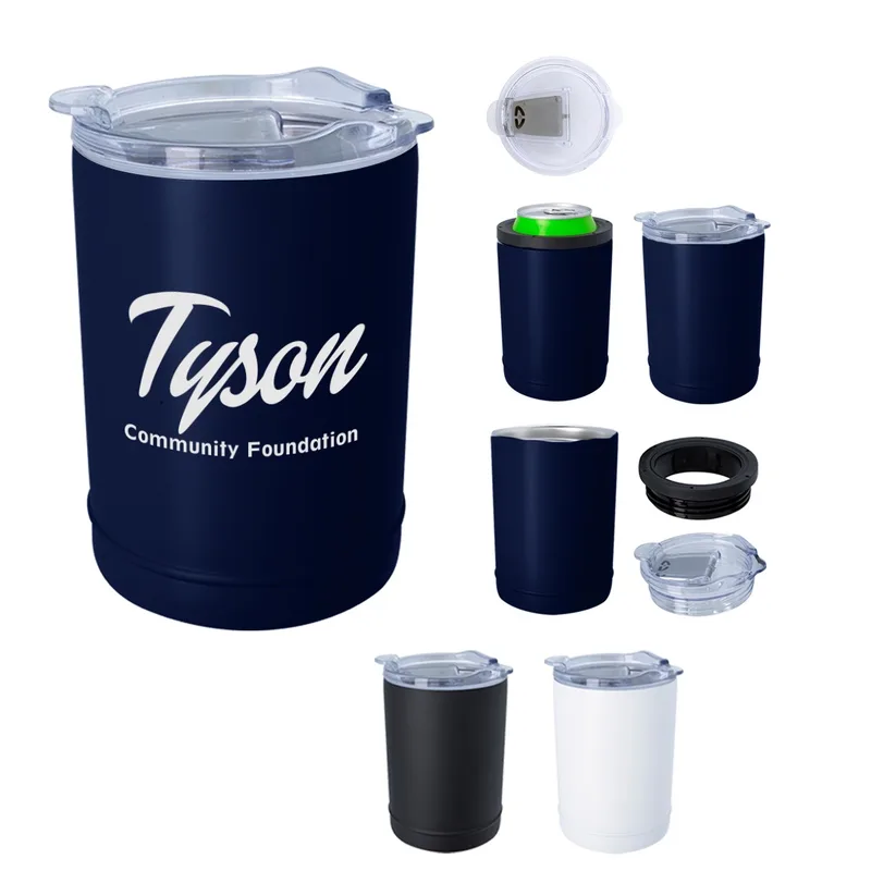 2-in-1 Copper Insulated Beverage Holder And Tumbler view 2