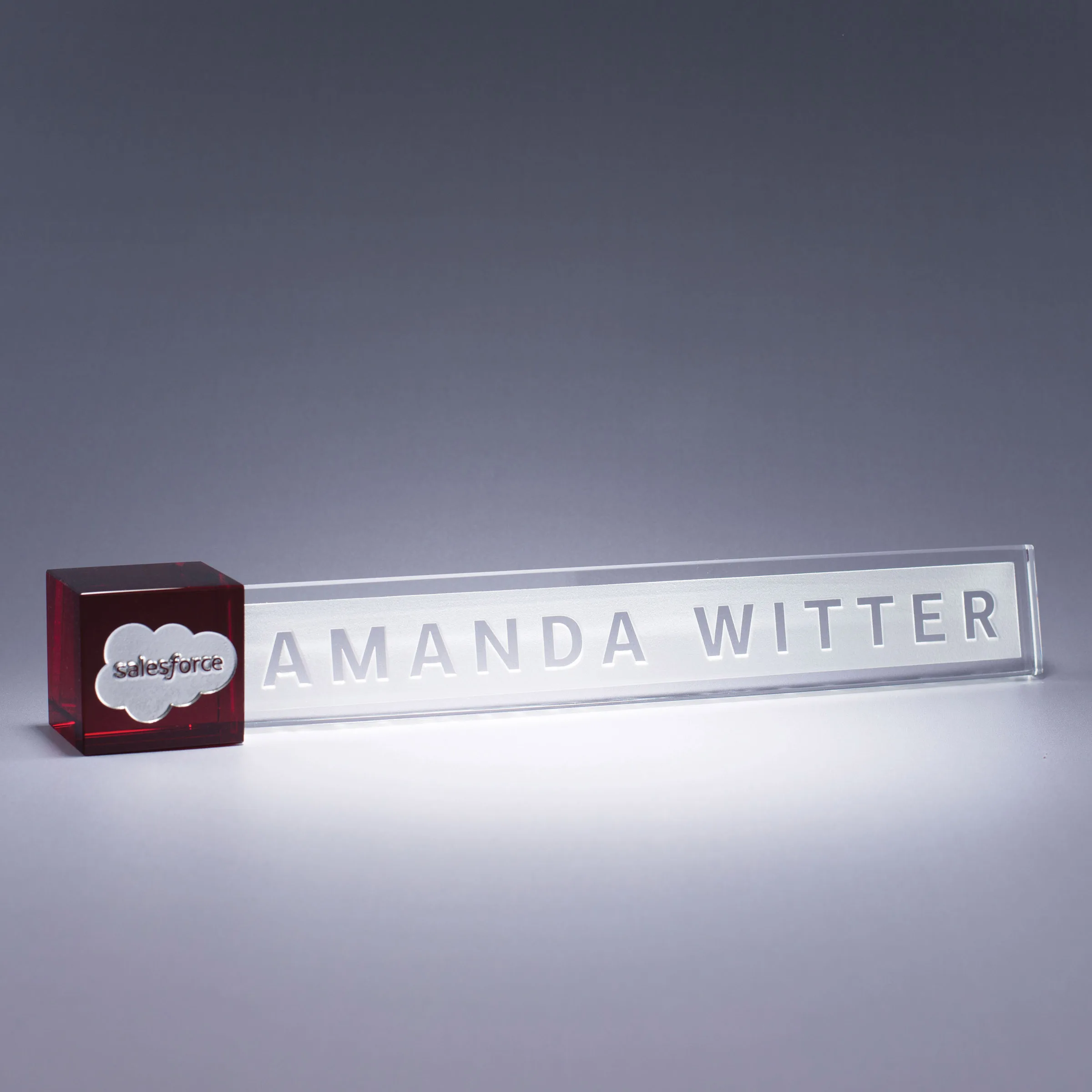 216R Accent Nameplate Red