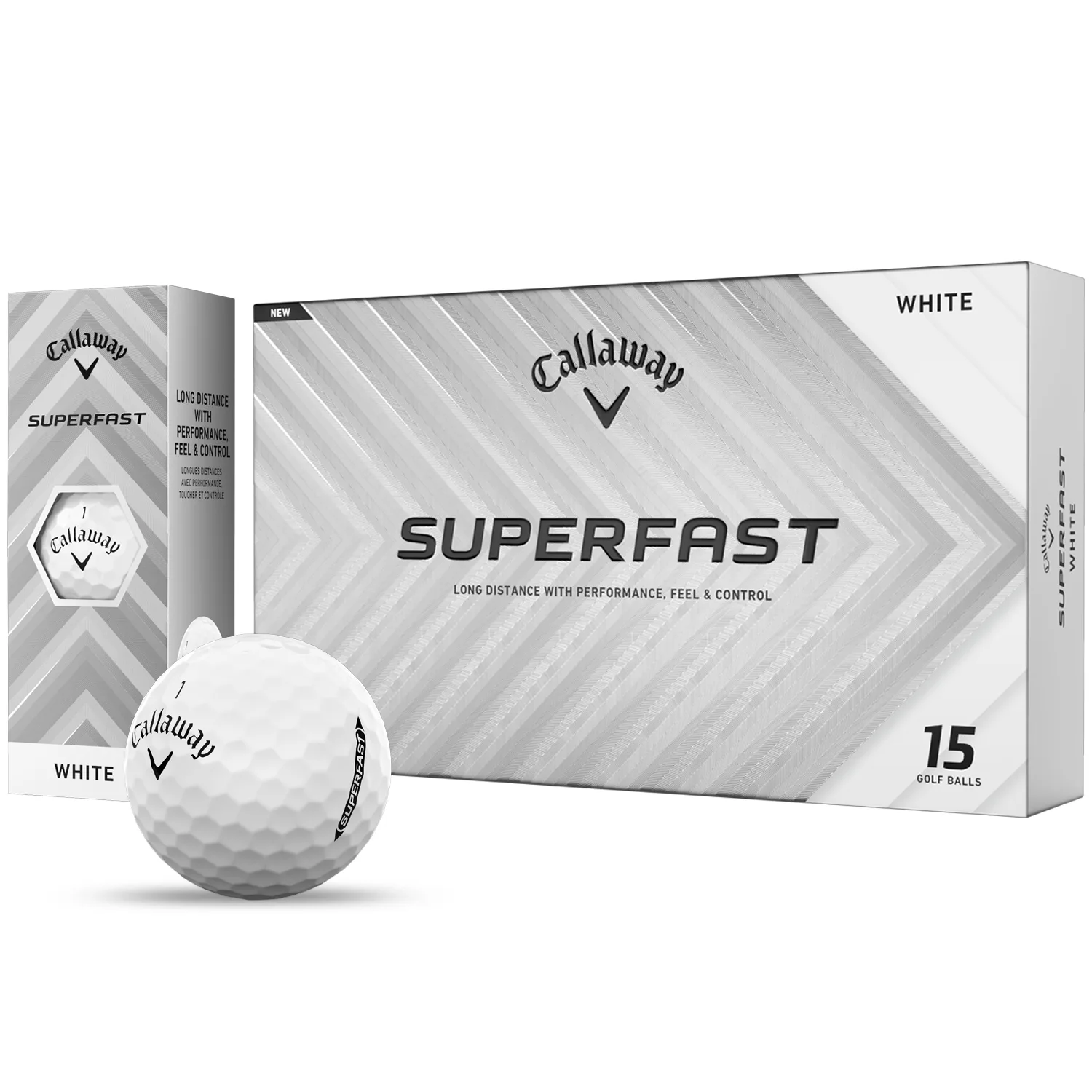 Callaway SuperFast Golf Balls 15-Ball Pack