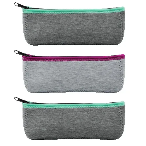Heathered Jersey Knit Canoe Pouch view 2