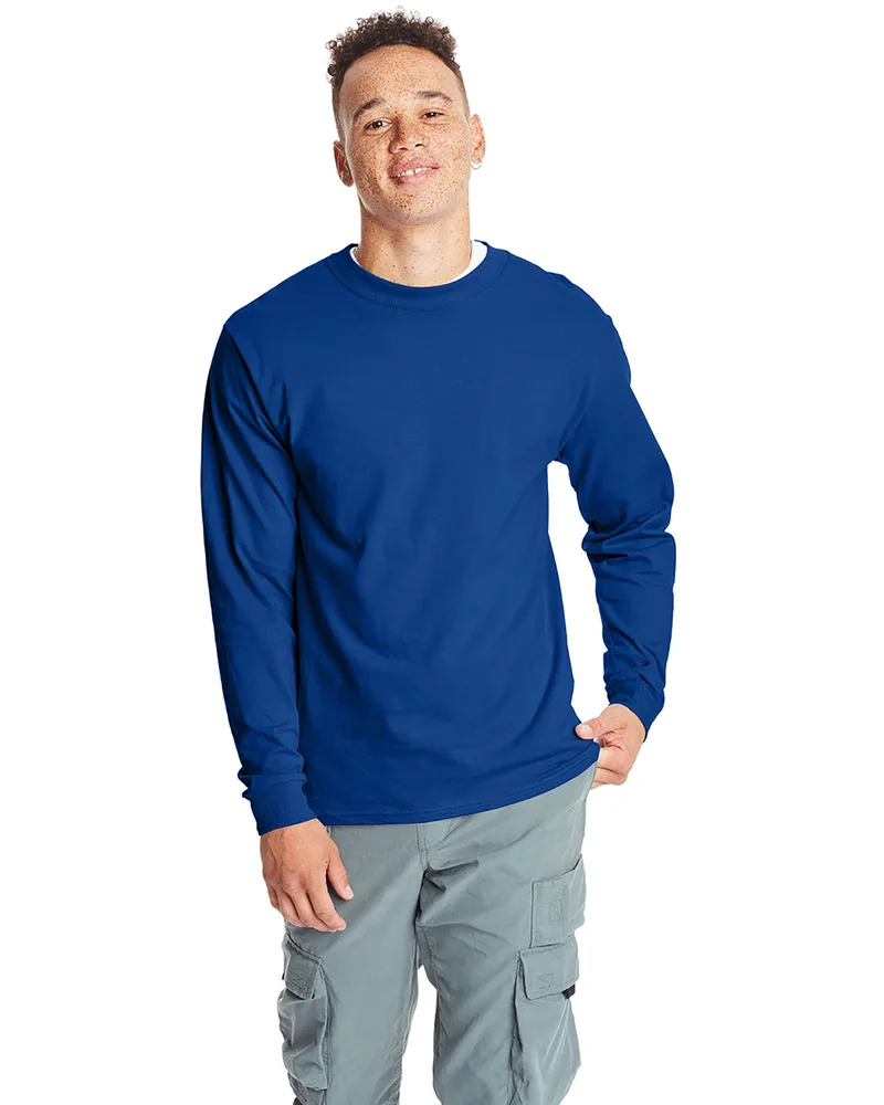 Hanes Printables Adult Long-Sleeve Beefy-T® view 7