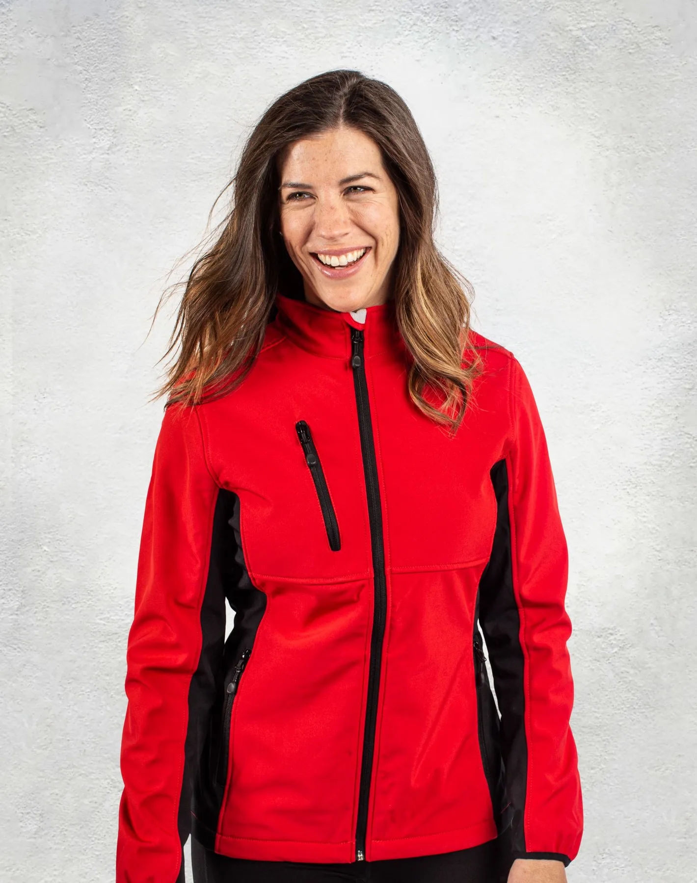 Clique Narvik Recycled Colorblock Stretch Softshell Womens Full Zip Jacket