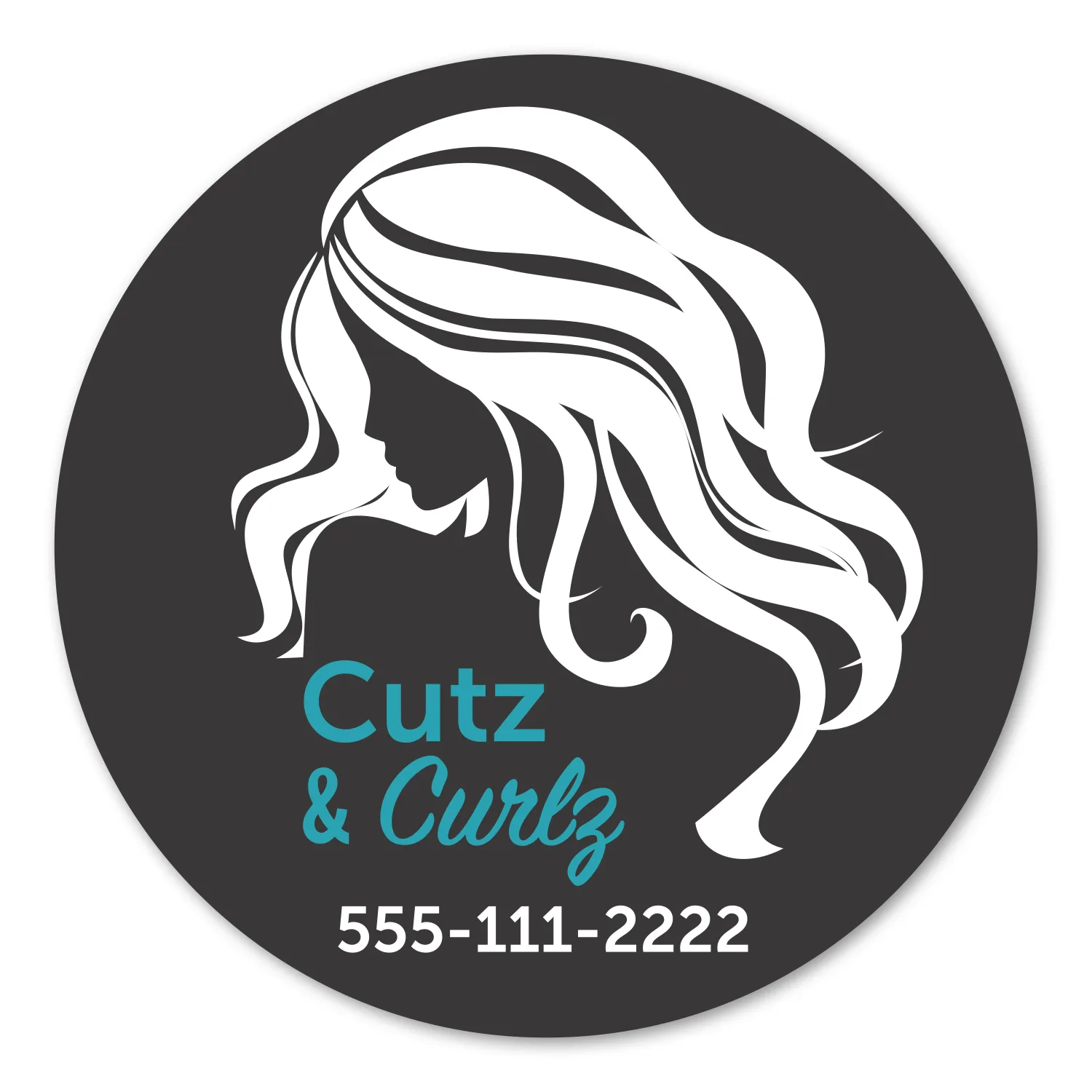 2.5" Circle Perm Standard Label