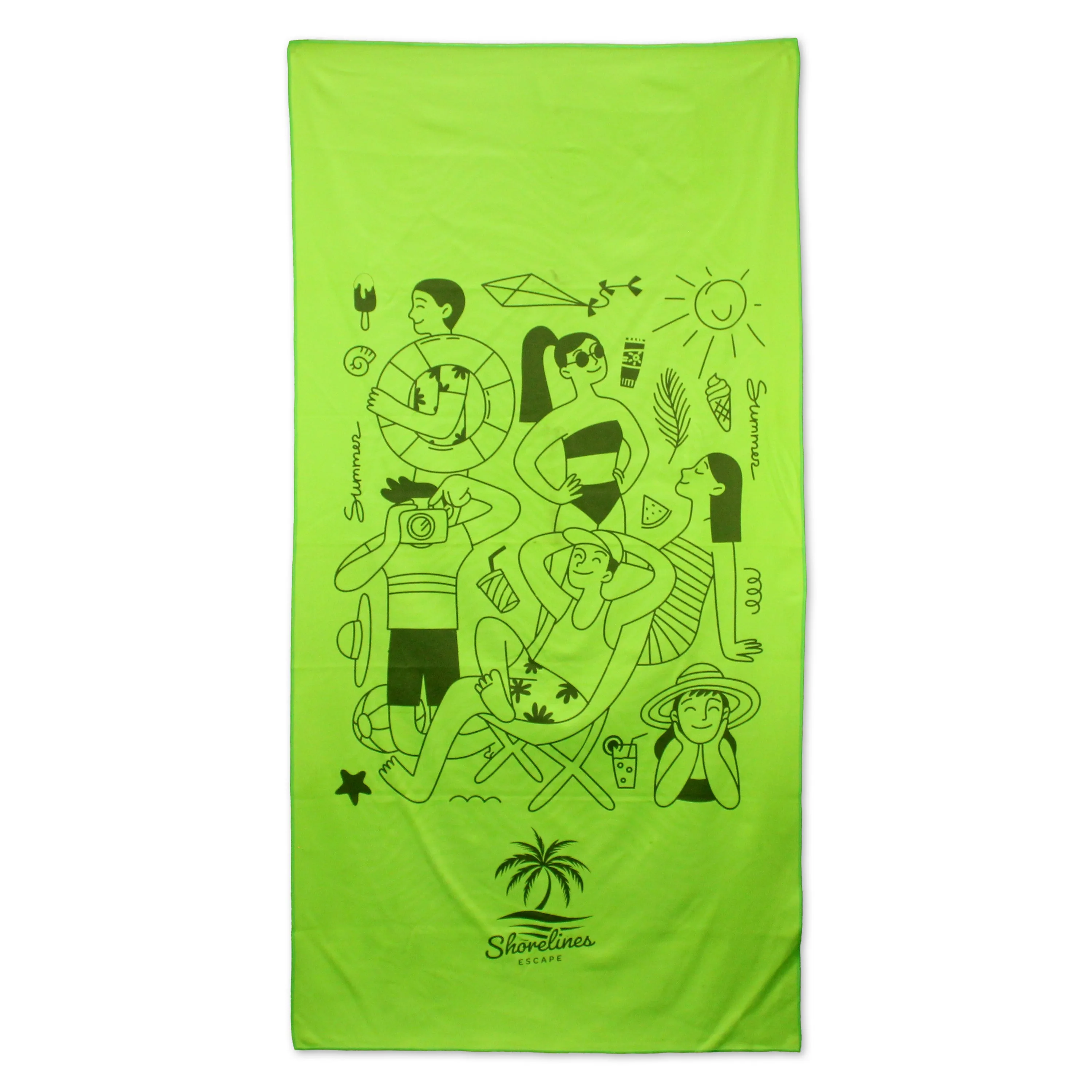 Microsuede Beach Towel (1 Color Imprint) view 6