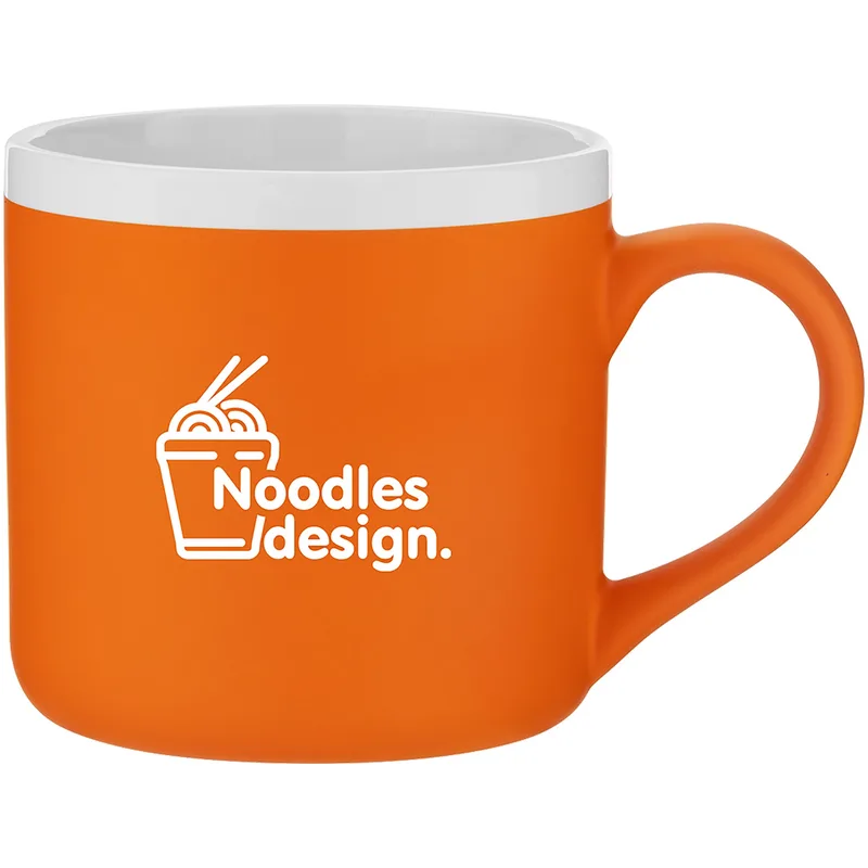 12 oz Elara Ceramic Mug (Orange)