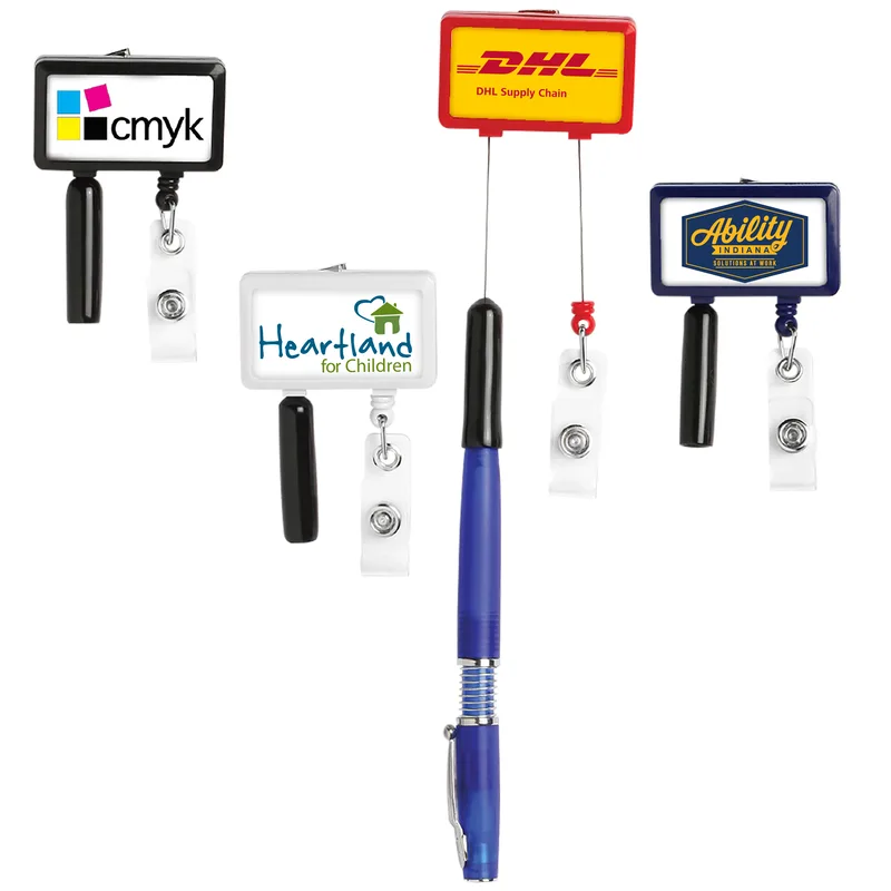 Jumbo Retractable Badge & Pen Reel