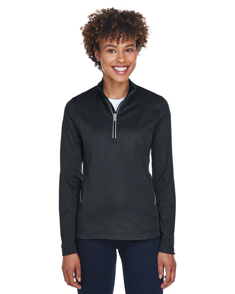ULTRACLUB Ladies' Cool & Dry Sport Quarter-Zip Pullover