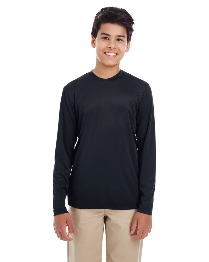 ULTRACLUB Youth Cool & Dry Performance Long-Sleeve Top