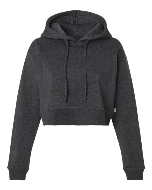 BOXERCRAFT Women's Cropped Fleece Hooded Sweatshirt