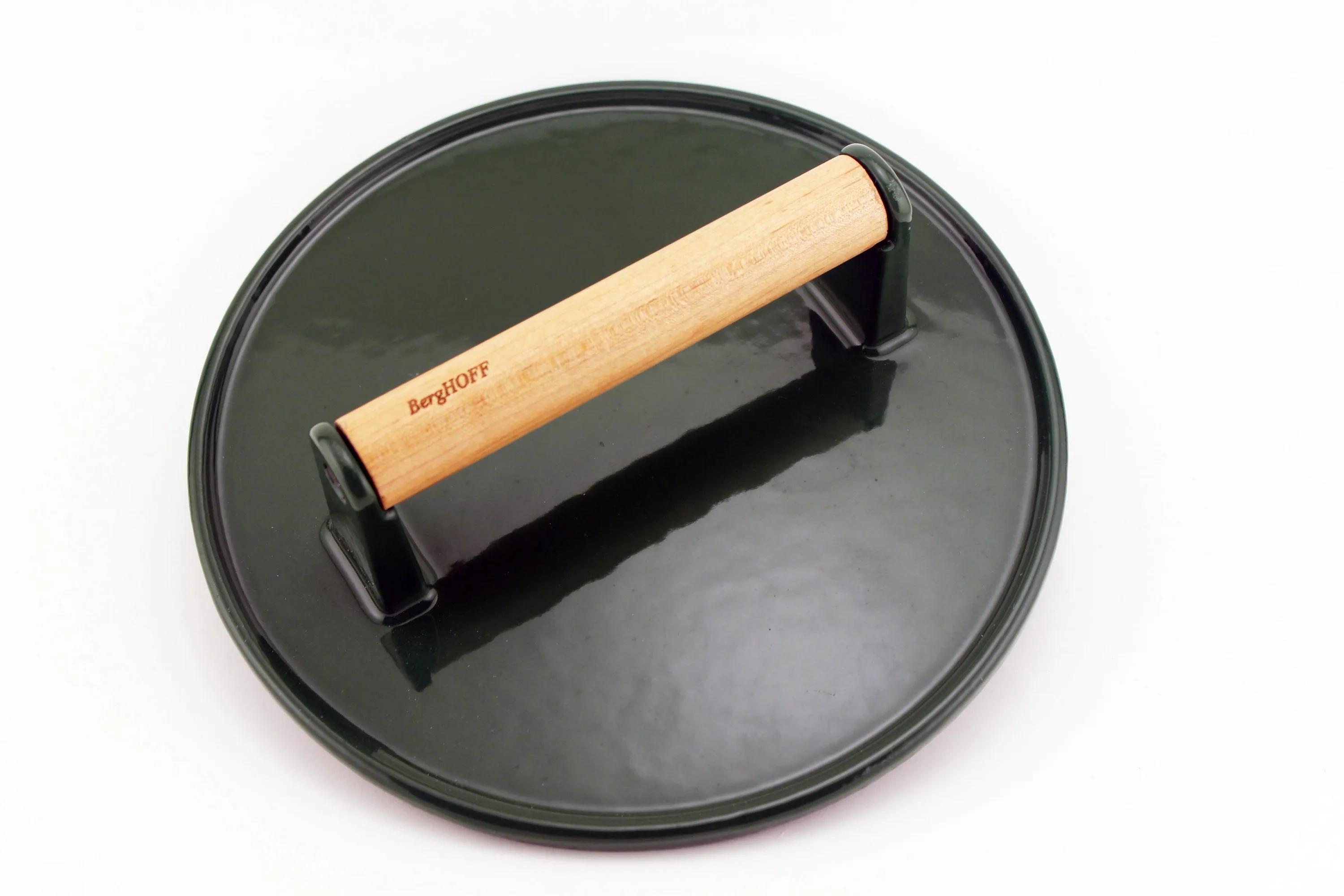 BergHoff Cast Iron Steak Press 9" Green