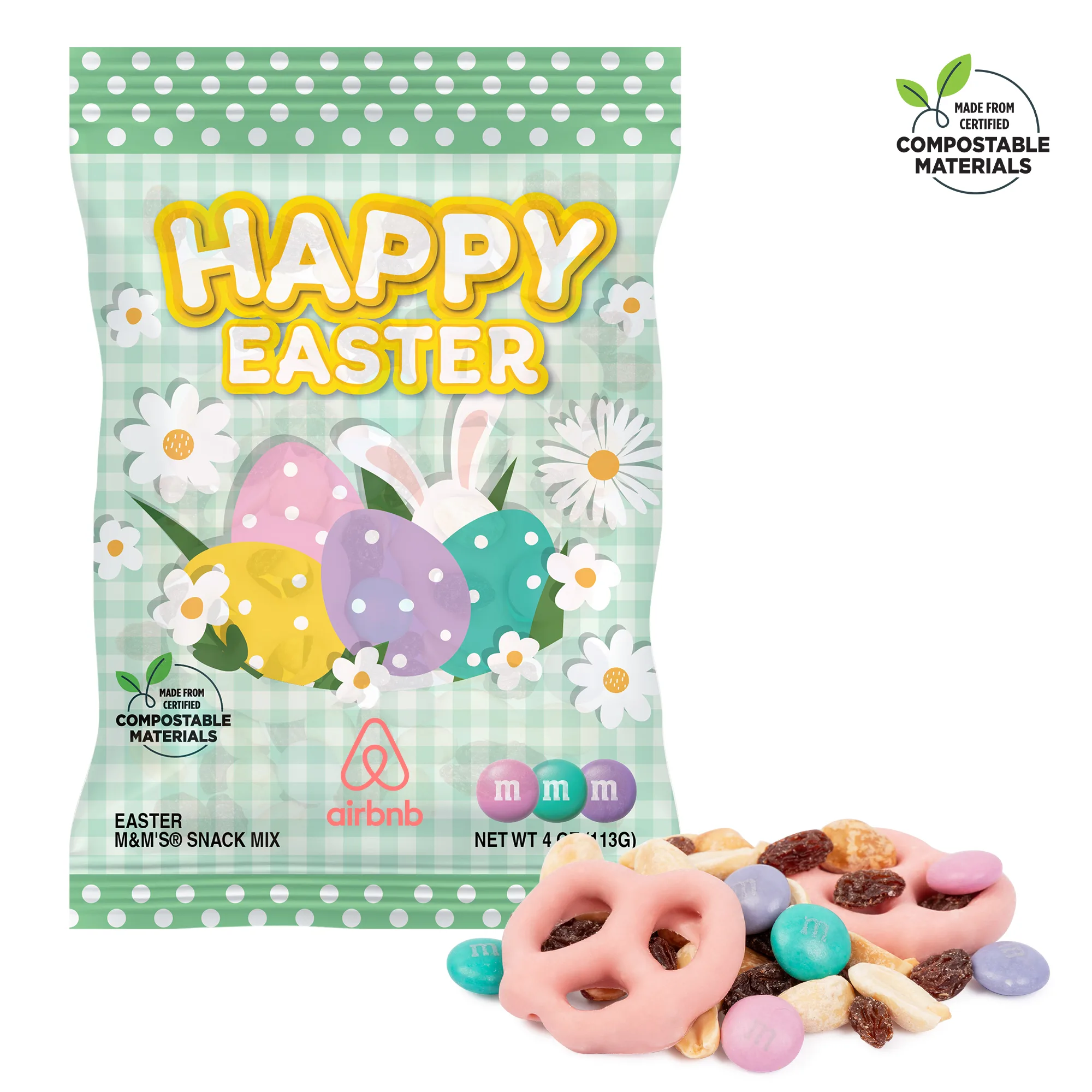 4oz ECO-Digibag, Spring M&M Snack Mix