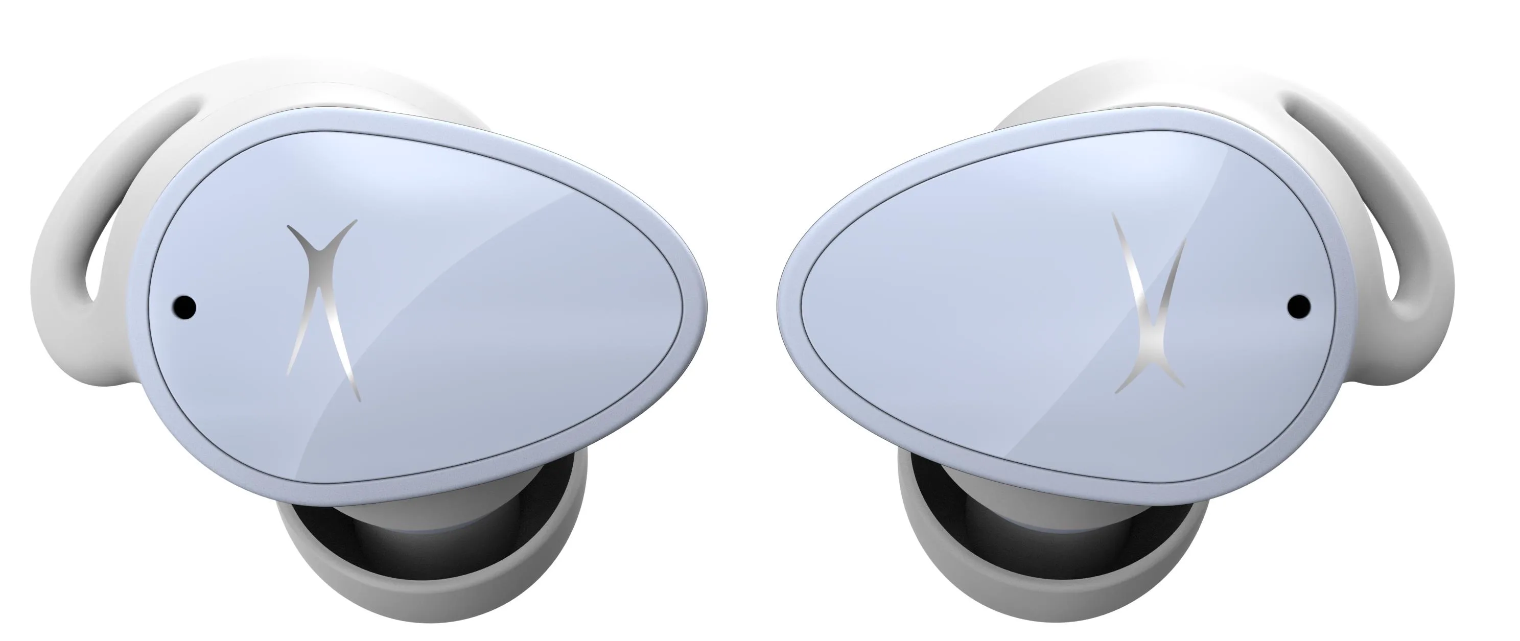 Altec Lansing White Nanobud Sport Truly Wireless Bluetooth Earbuds