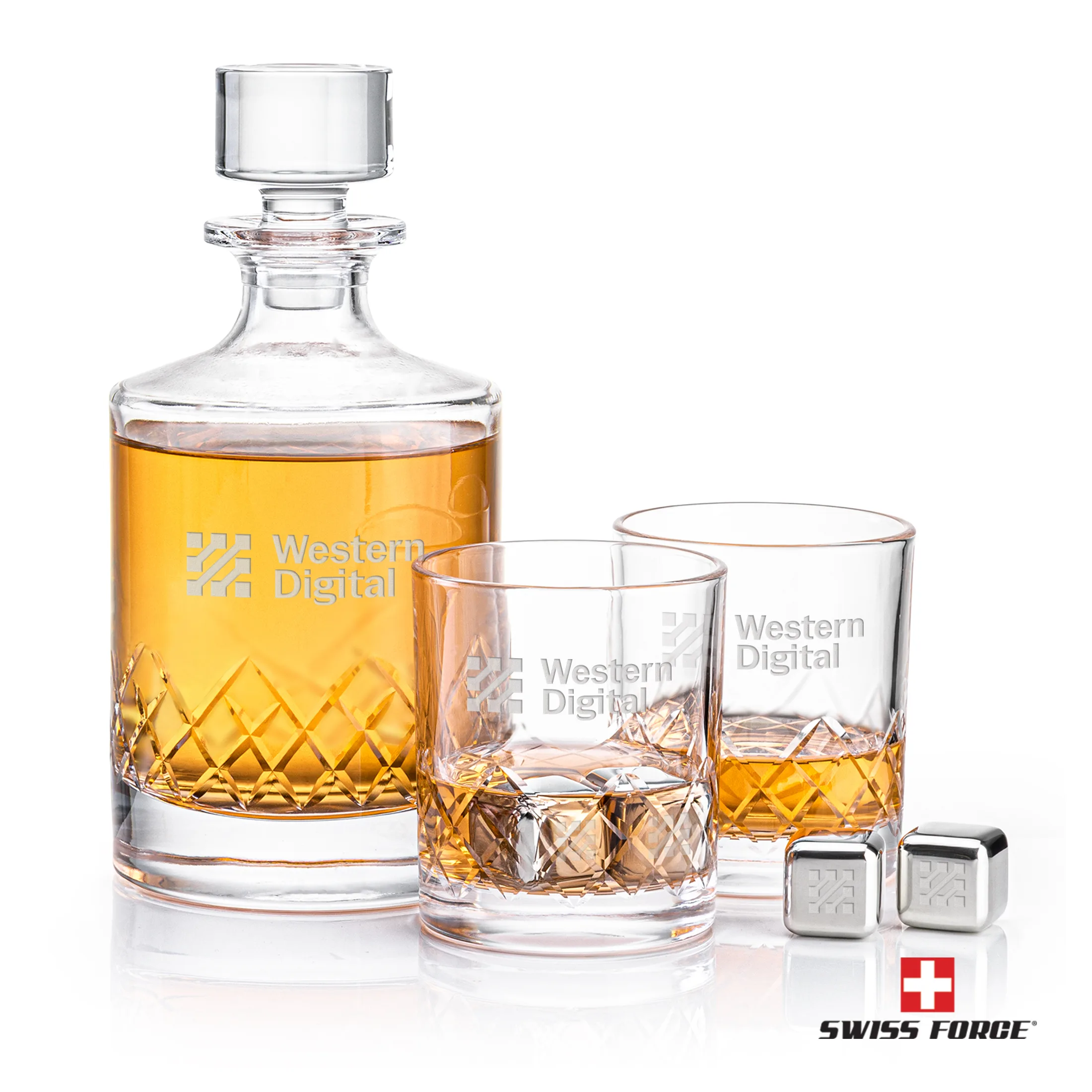 Whiskey Stone Set, Laser Engraving