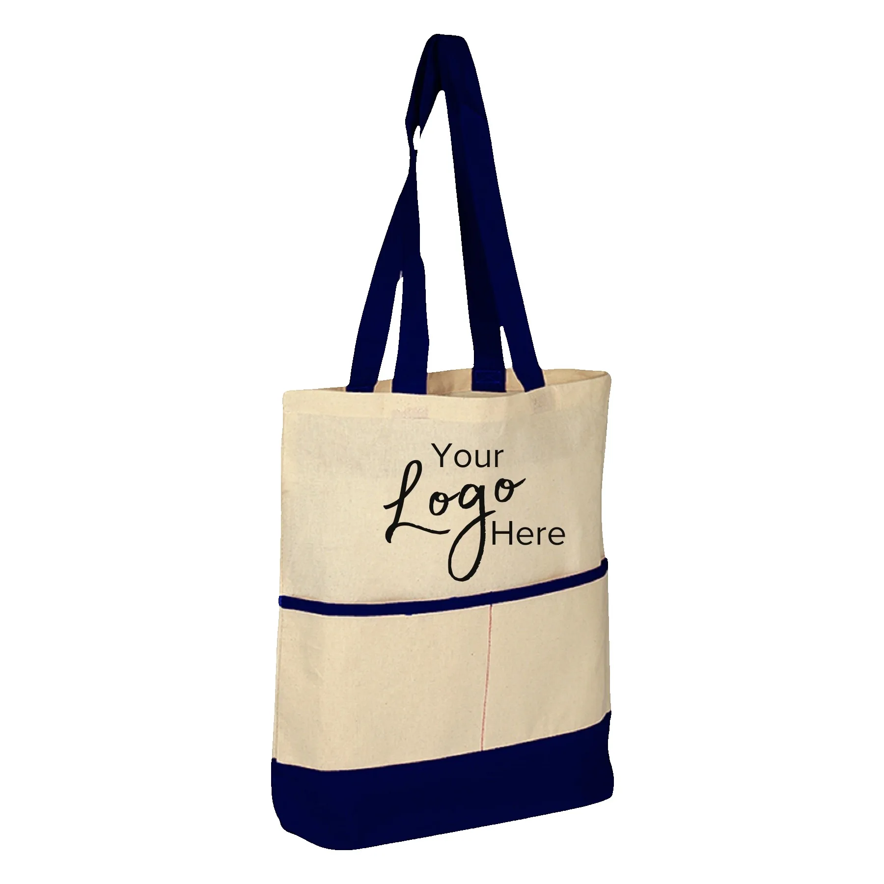 Natural Beige/Navy Blue