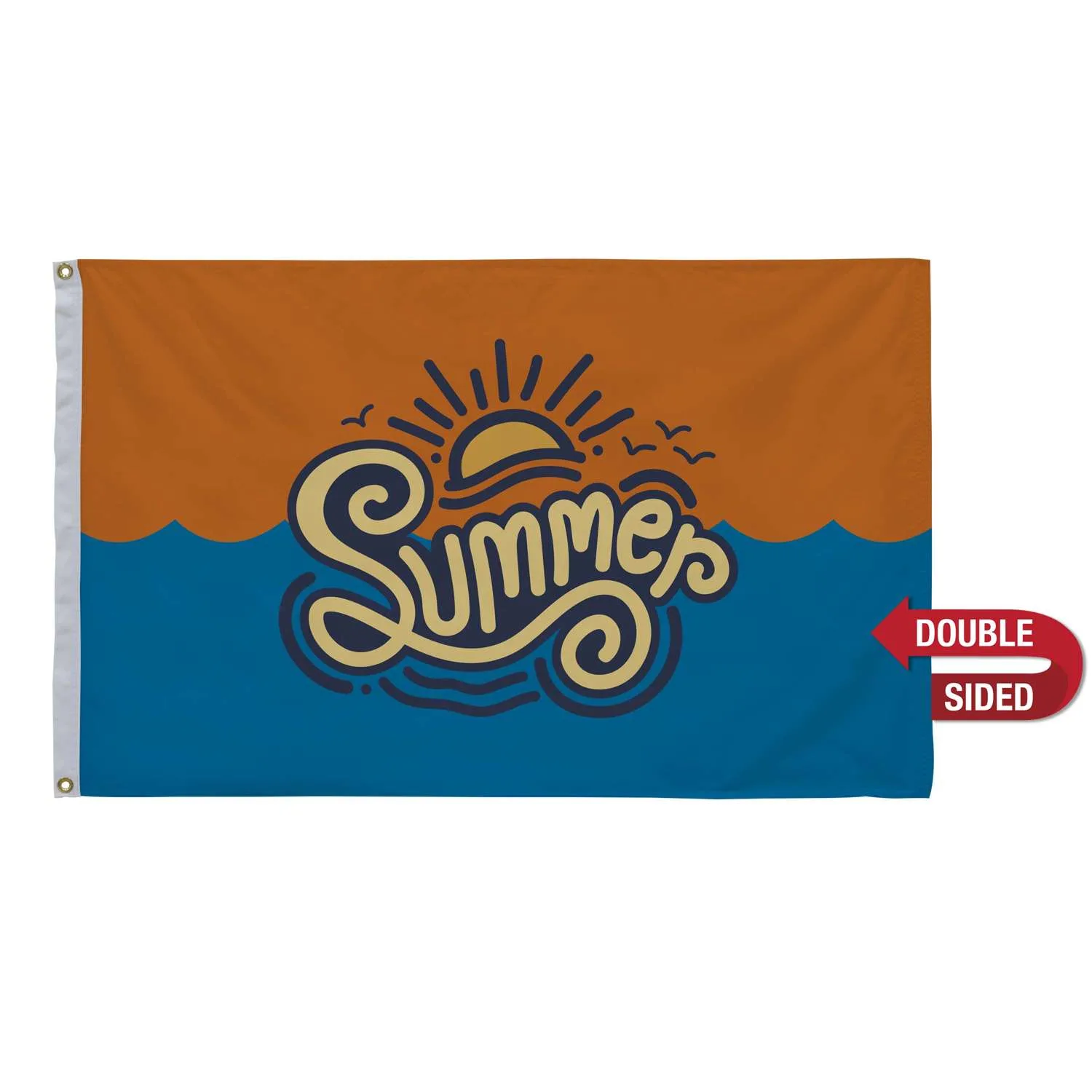 2.5' x 4' Polyester Flag Double-Sided