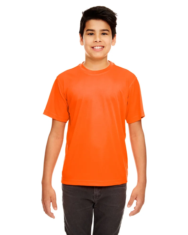 ULTRACLUB Youth Cool & Dry Sport Performance Interlock T-Shirt view 2