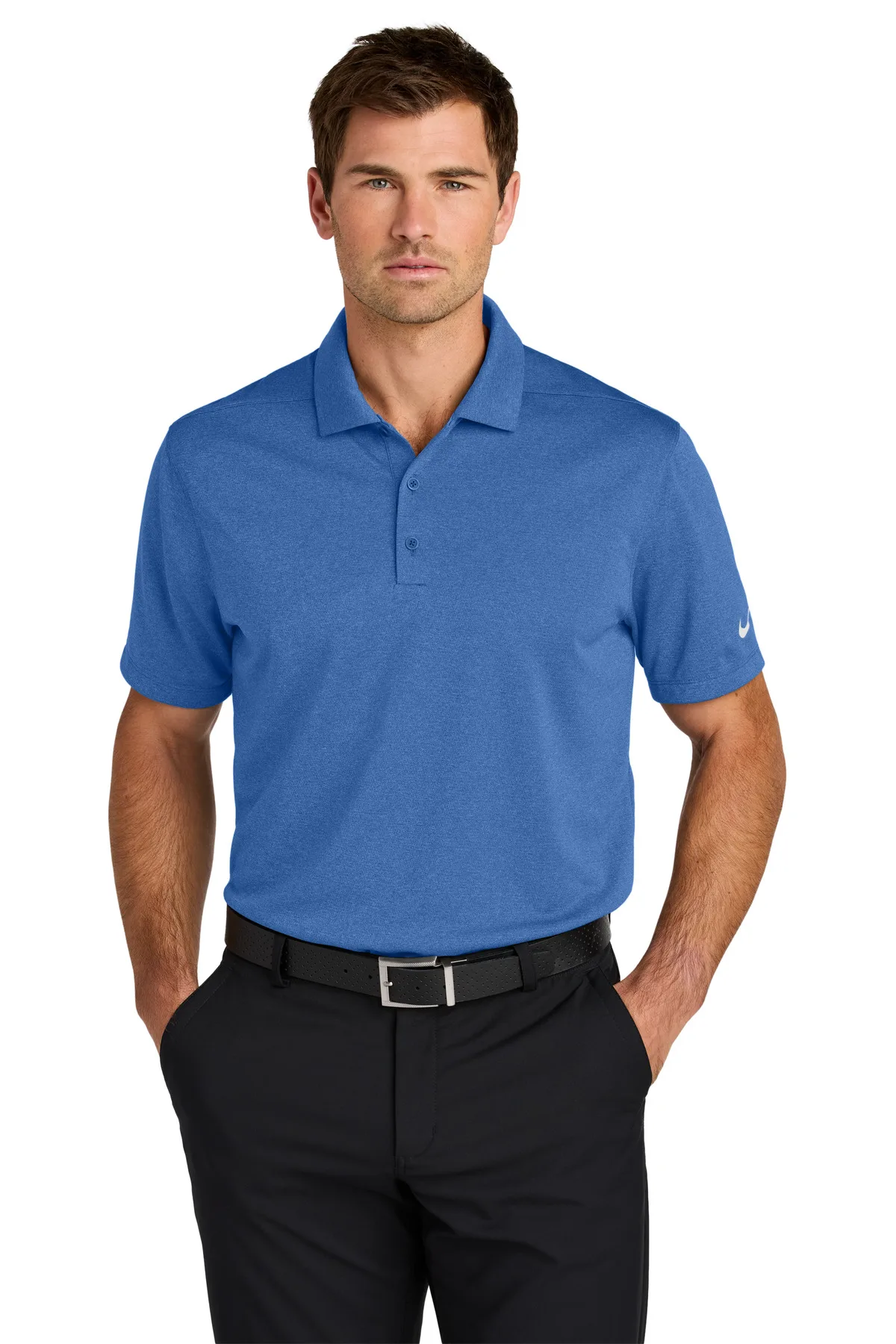 Nike Dri-FIT Smooth Heather Polo view 3
