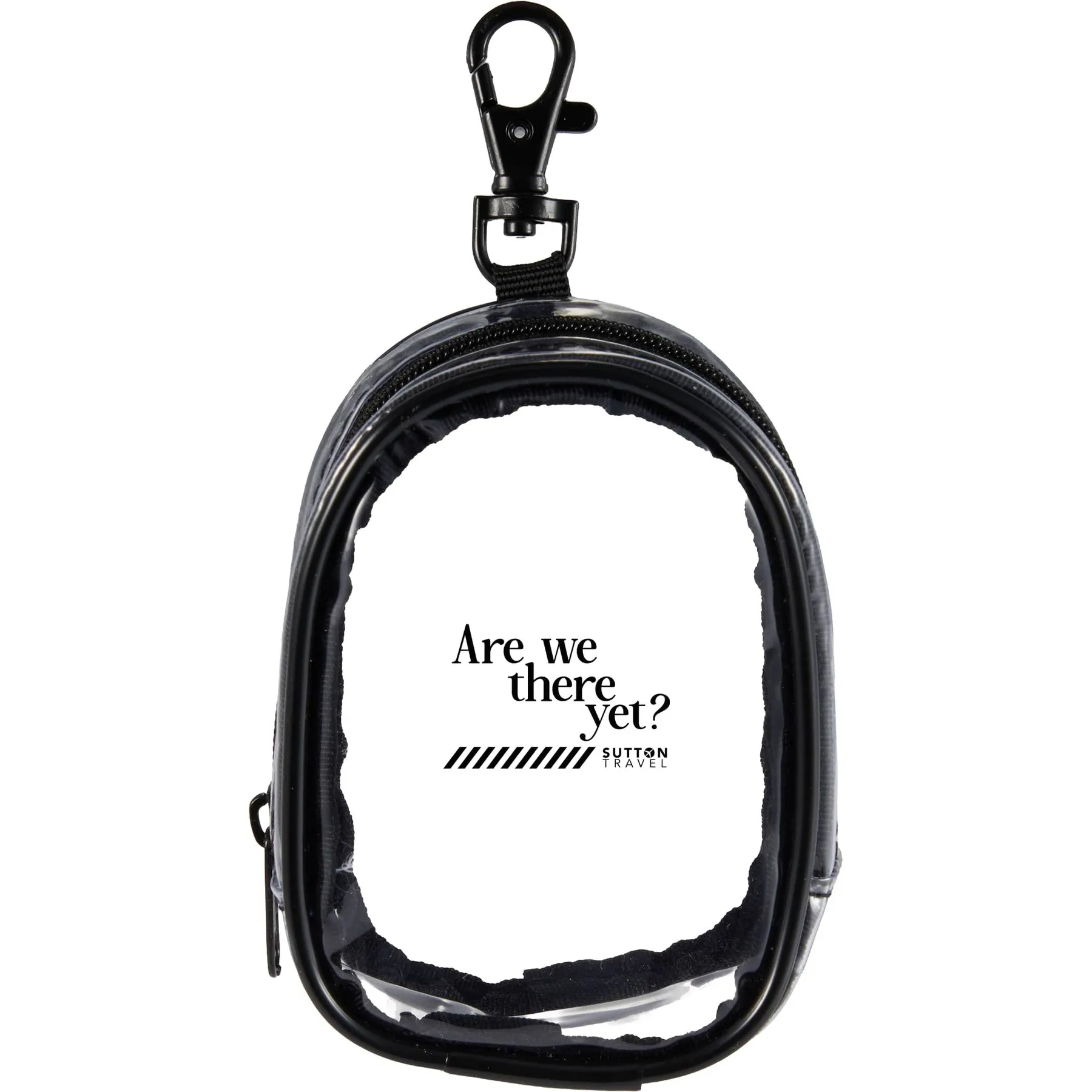 Round Clear Bag Charm