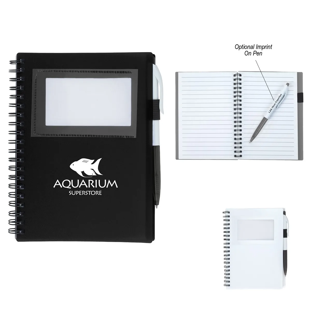 Spiral Notebook With Id Window view 2