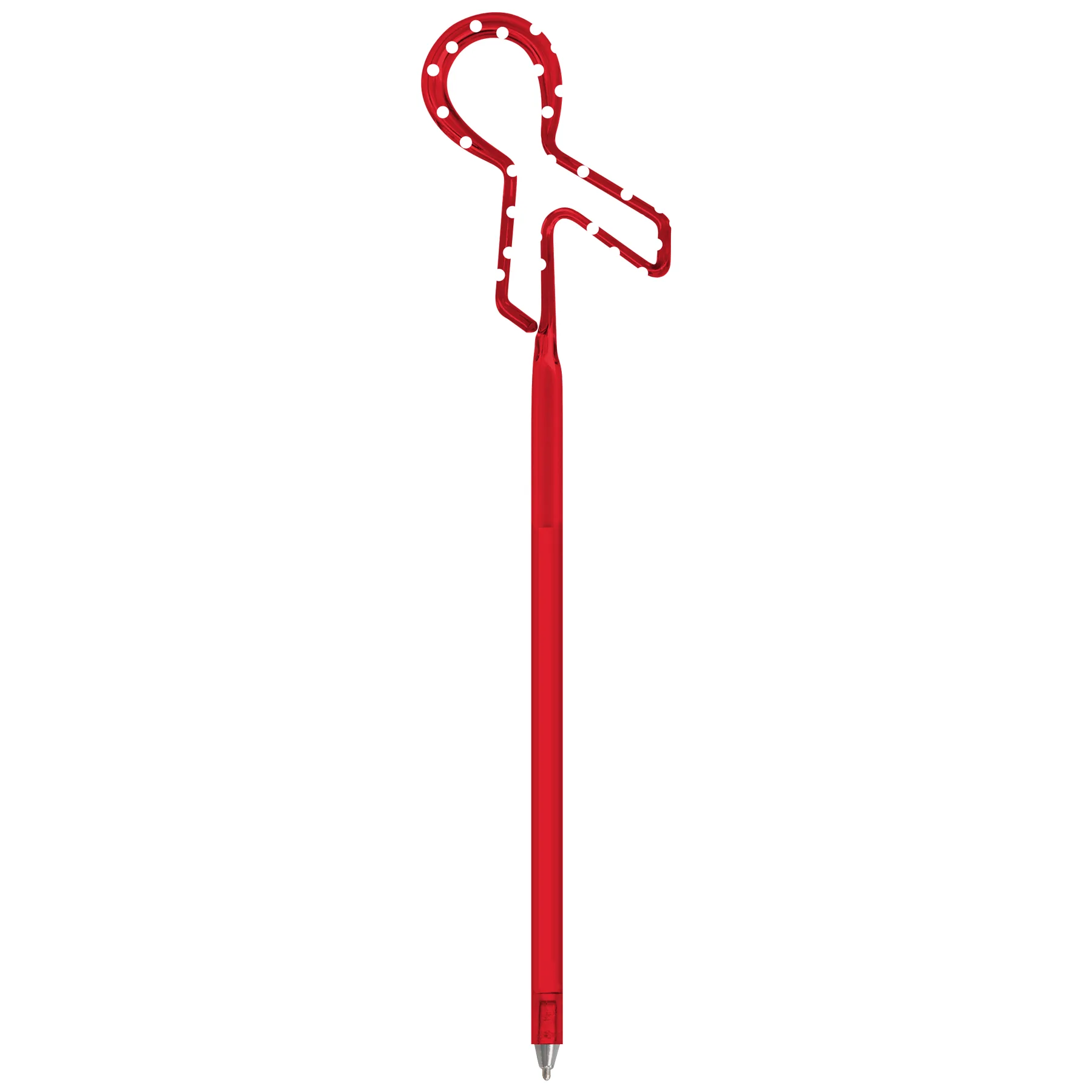 Awareness Ribbon Polka Dots Multi-Color Inkbend Standard, Bent Pen - Multicolor view 2