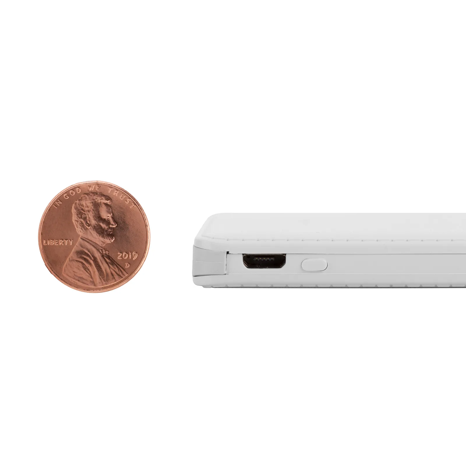 Slim Textured Built-in Cable Power Bank view 6