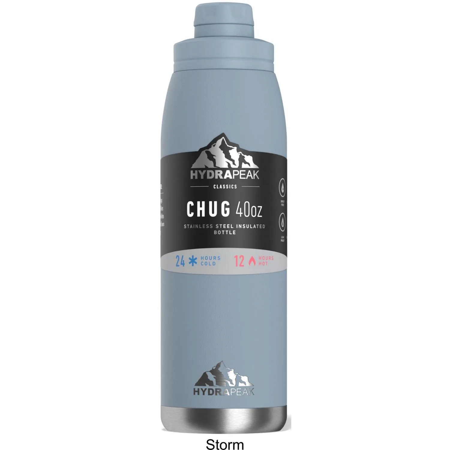 40 oz Hydrapeak® Stainless Steel Insulated Water Bottle view 3