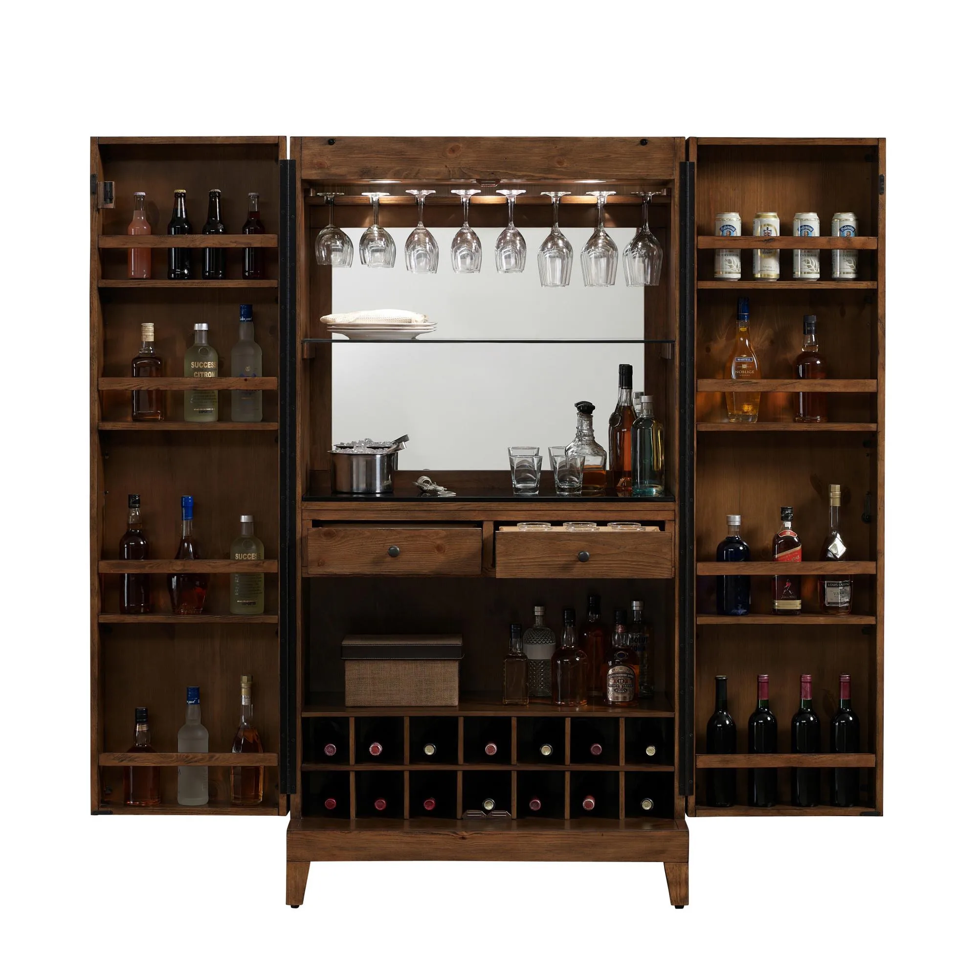 Escalade Sports American Heritage - Bristol Wine Cabinet - Harvest