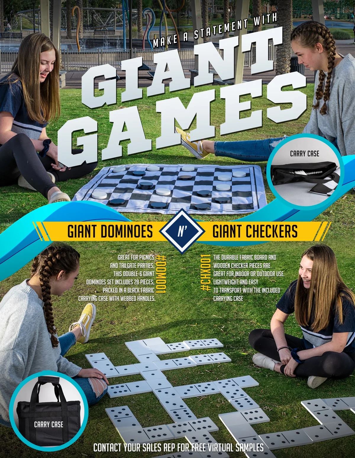 Giant Checkers Game view 2
