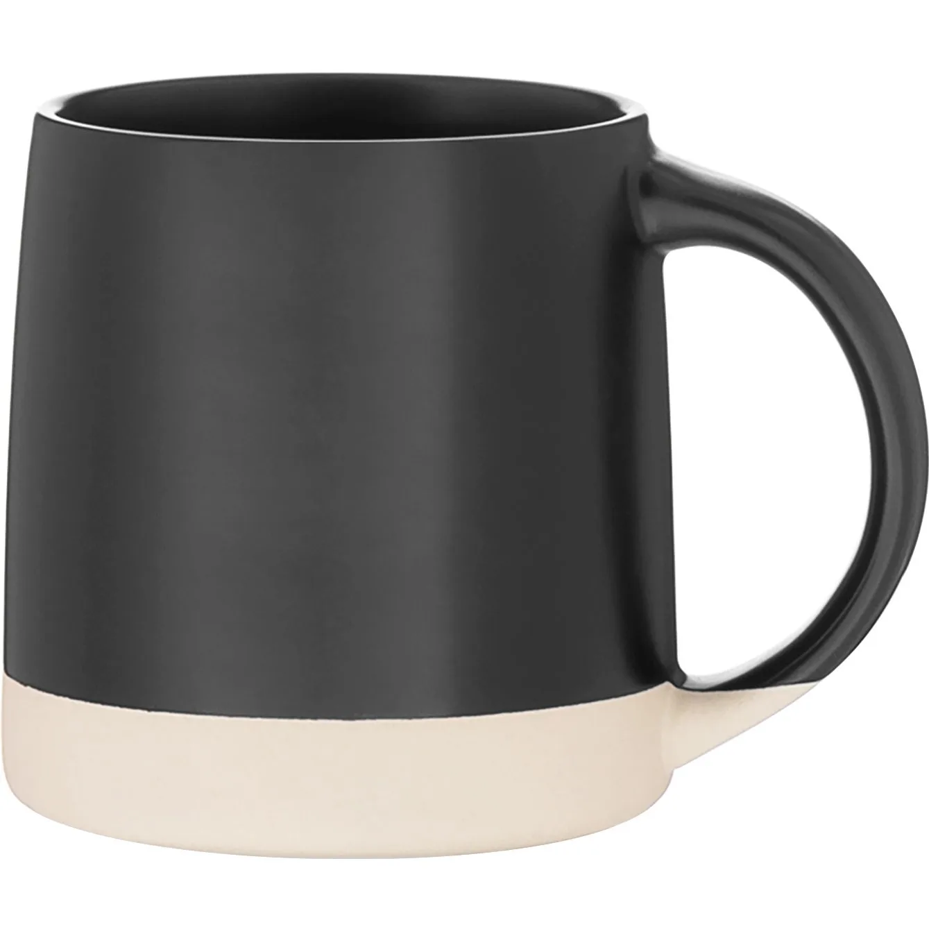 12 oz Magnolia Ceramic Mug (Black) view 2