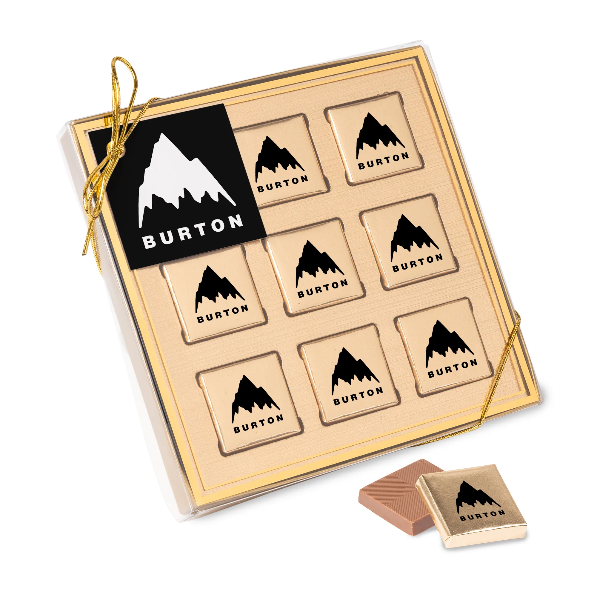 Nine Piece Foiled Squares Gift Box Gift Box view 2