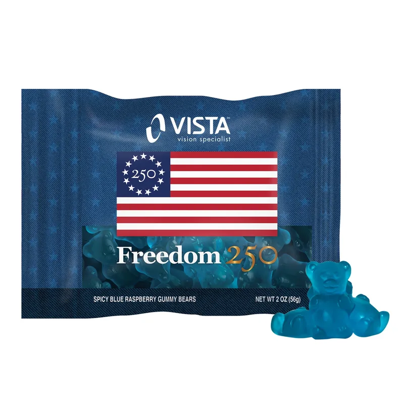 Freedom 250- 2oz. Digibag™- Spicy Blue Raspberry Gummy Bears