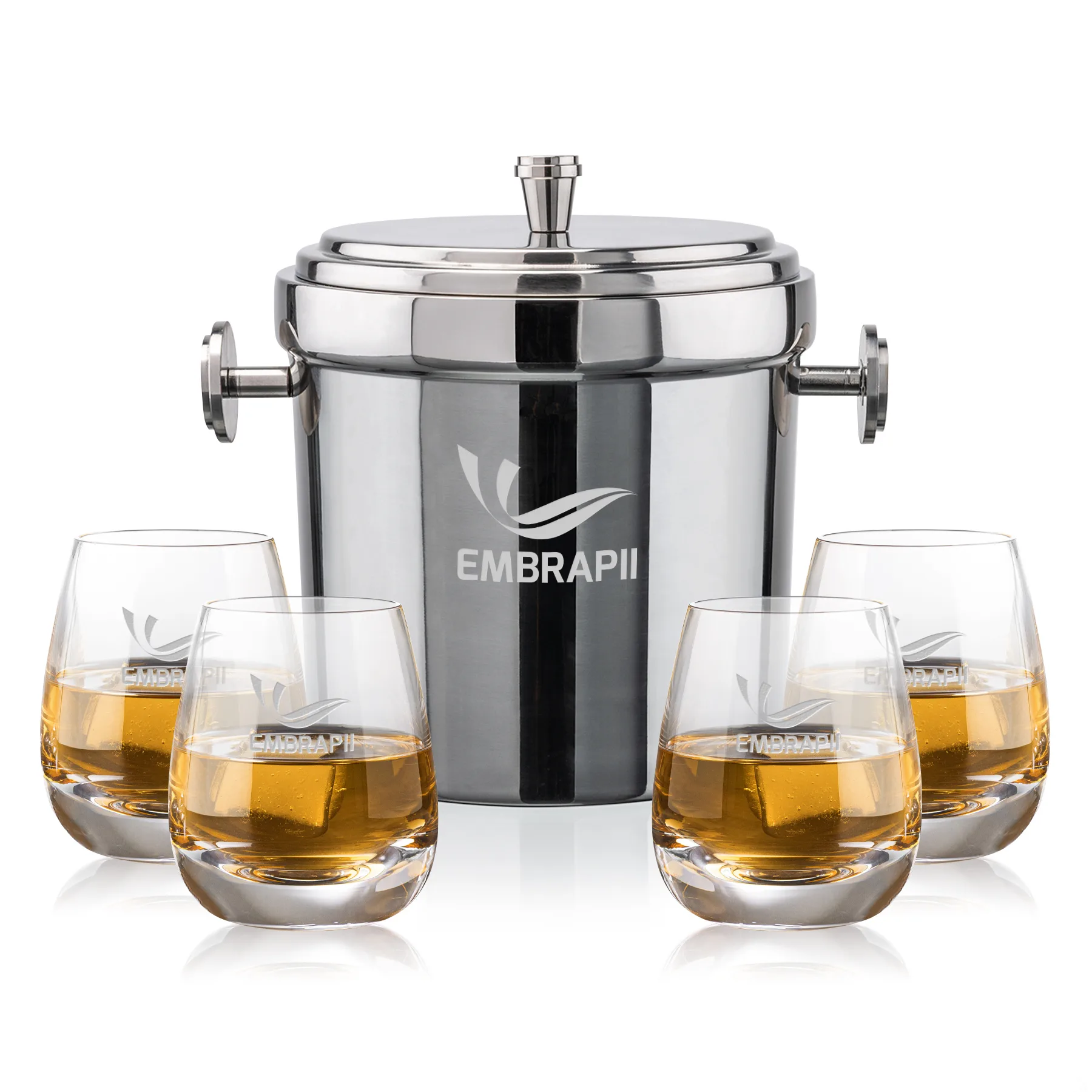Milano Bucket Set, Laser Engraving, Set of 5