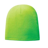 Port & Co™ Fleece-Lined Beanie Cap. — Athletic Oxford Gray