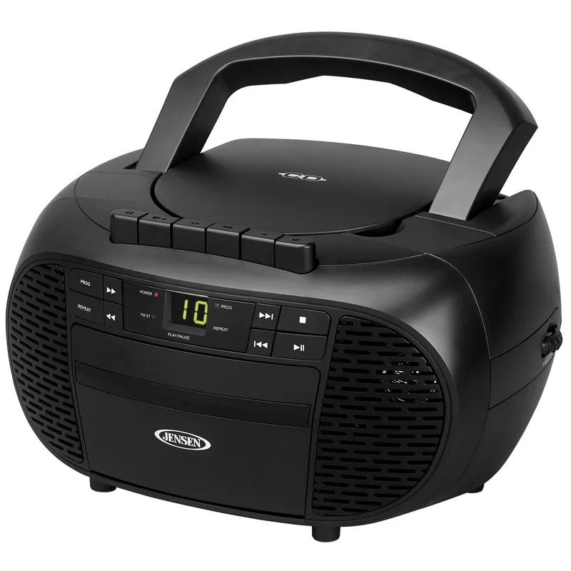 Jensen Audio Portable Stereo Cd Cassette Recorder w/Am/Fm Radio