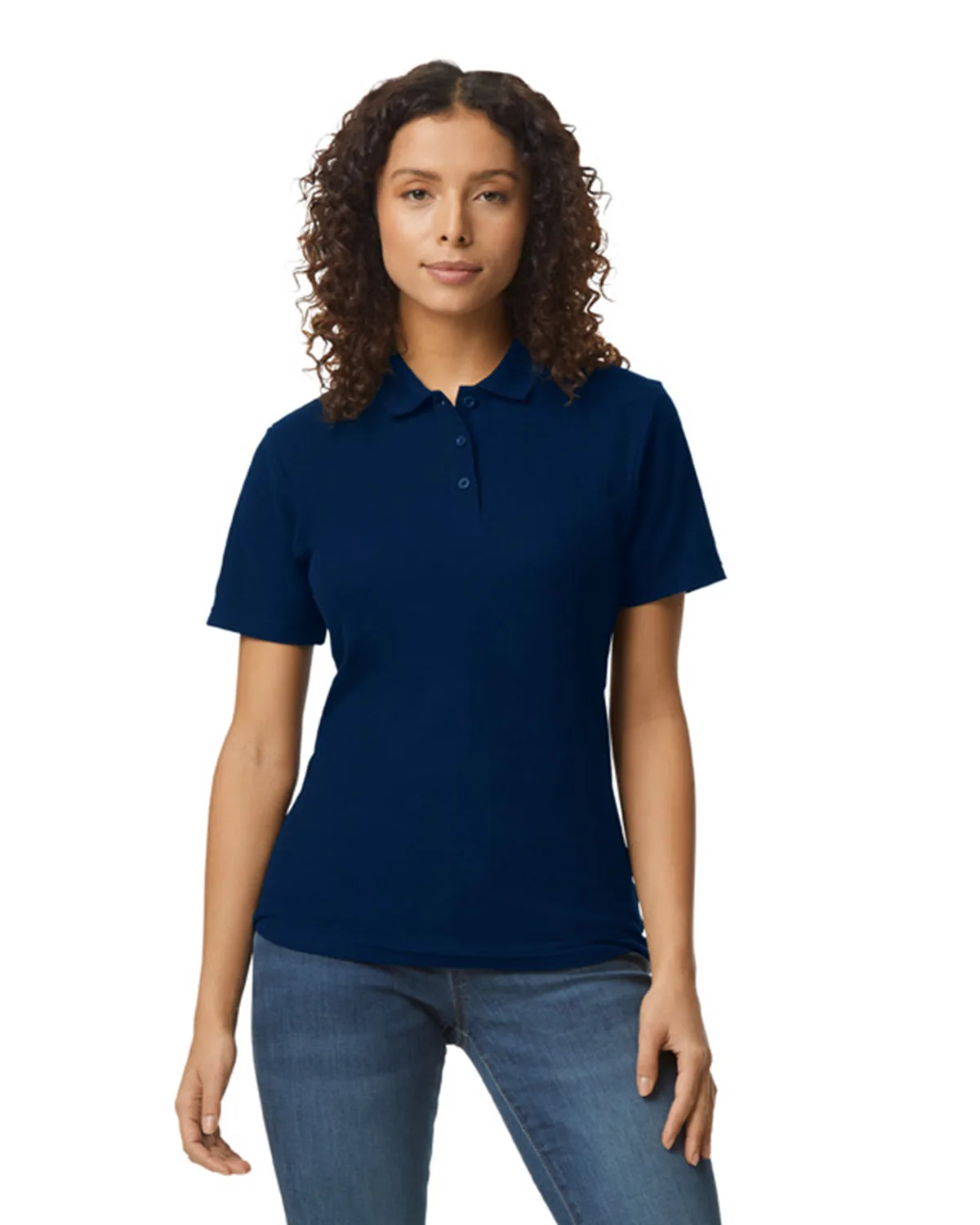 Gildan Ladies' Softstyle Double Pique Polo view 4