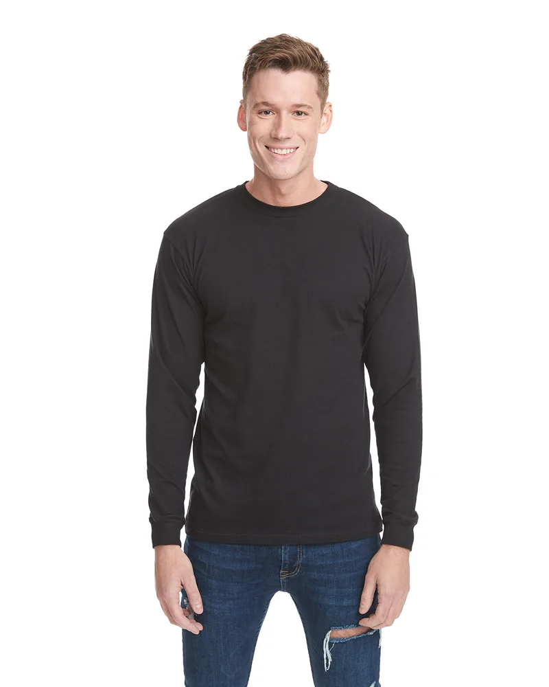 NEXT LEVEL APPAREL Adult Inspired Dye Long-Sleeve Crew