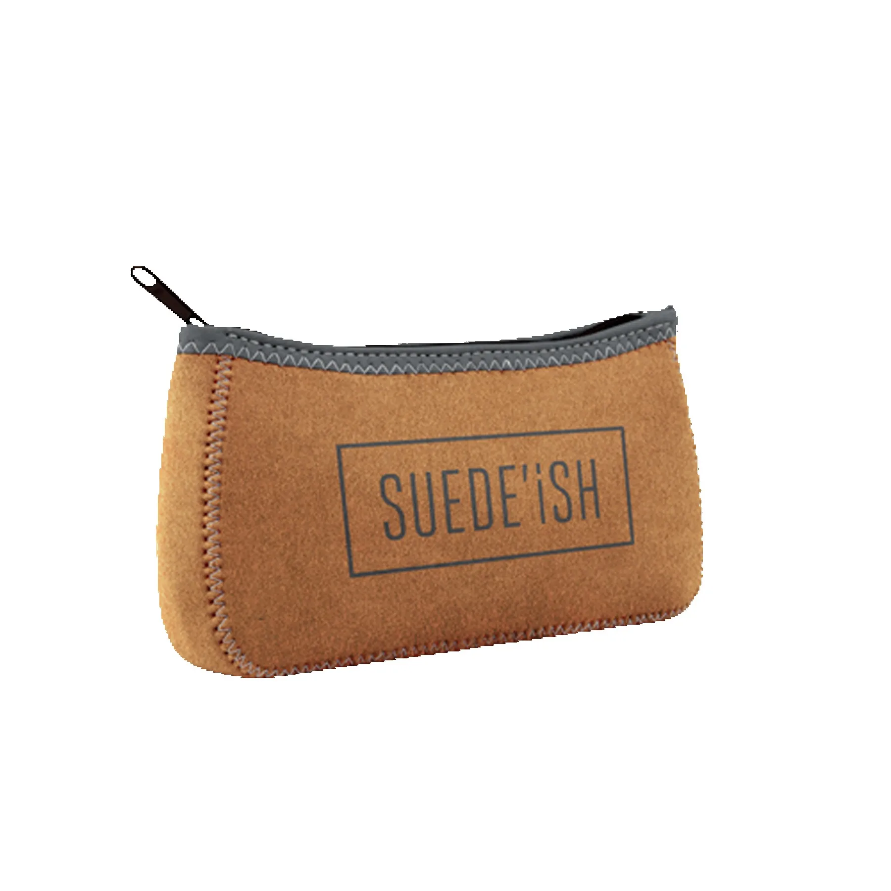 Large Suede-ish Canoe Pouch view 2