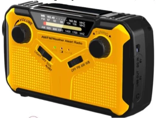 Kaito Emergency Radios & Wireless Mics Voyager Eco Leaf Solar & Crank Weather Emergency Radio